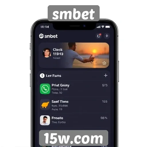 Interface de usuário e navegação no smbet
